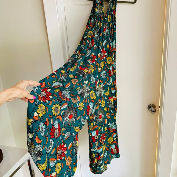 ANTHROPOLOGIE Geneva Halter Wide-Leg Jumpsuit, MEDIUM - Picture 5 of 10